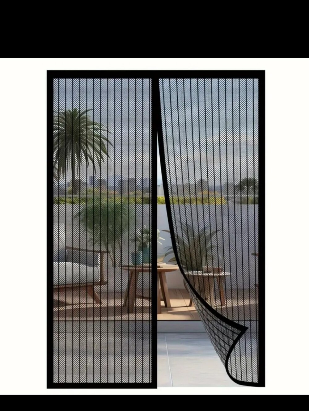 Magnetic Mesh Screen Door